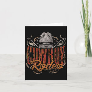 Cowboy Rodeo Westerne Texaanse Gift Country Bull R Kaart