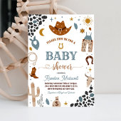 Cowboy Rodeo Wild West Western Baby shower Kaart