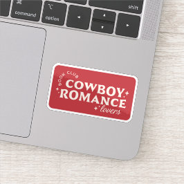 Cowboy romance boeken esthetisch sticker