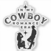 Cowboy Romance Era Romance Reader Sticker (Voorkant)