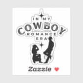 Cowboy Romance Era Romance Reader Sticker (Vel)