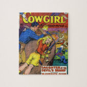 Cowboy-Romancen Legpuzzel (Verticaal)