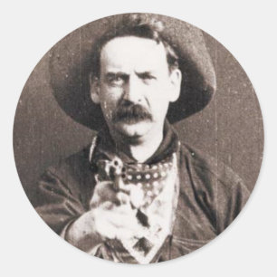 Cowboy Ronde Sticker