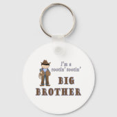 cowboy rootin tootin grote broer sleutelhanger (Voorkant)