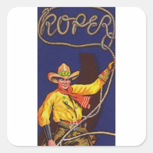 Cowboy Roper Stickers (Voorkant)