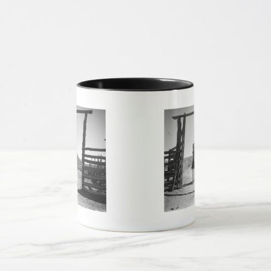 Cowboy roping mok (Midden)