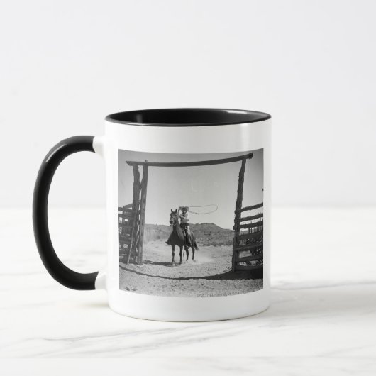 Cowboy roping mok (Links)