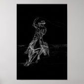 Cowboy Roping Poster (Voorkant)