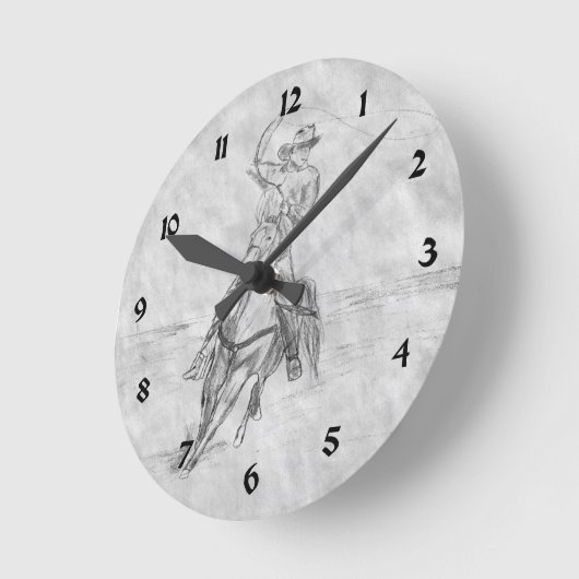 Cowboy Roping Ronde Klok (Hoek)