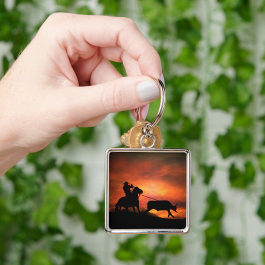 Cowboy Roping Sleutelhanger (Hand)