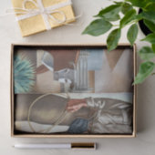 Cowboy Roping vee Tissue papier (Geschenk)