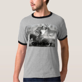 Cowboy Roping Wild Horses Mannen T-Shirt