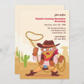 Cowboy Roundup vrijgezellenfeest Kaart (Voorkant / Achterkant)