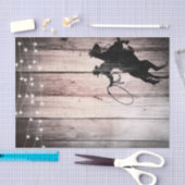 Cowboy Rustic Wood Barn Country Party Wild West Tissuepapier (Craft)