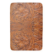 Cowboy Rustieke westerne land gereedschappen leder Badmat (Voorkant Verticaal)