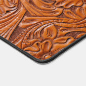 Cowboy Rustieke westerne land gereedschappen leder Bureaumat (Hoek)