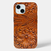 Cowboy Rustieke westerne land gereedschappen leder Case-Mate iPhone Case (Achterkant)