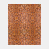 Cowboy Rustieke westerne land gereedschappen leder Fleece Deken (Voorkant)