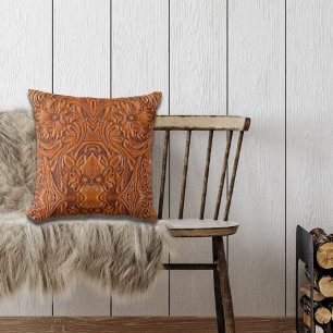 Cowboy Rustieke westerne land gereedschappen leder Kussen