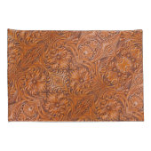 Cowboy Rustieke westerne land gereedschappen leder Kussensloop (Achterkant-Rechts)