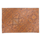 Cowboy Rustieke westerne land gereedschappen leder Kussensloop (Voorkant-Rechts)