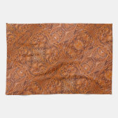 Cowboy Rustieke westerne land gereedschappen leder Theedoek (Horizontaal)