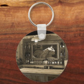 Cowboy Saloon Sleutelhanger (Voorkant)