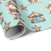 Cowboy Santa Cadeaupapier (Rol Hoek)