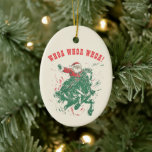 Cowboy Santa Claus Fun Western Rodeo Paard Keramisch Ornament<br><div class="desc">Cowboy Santa Claus Fun Western Rodeo Paard Kerst Feestdagen Keramisch Ornament</div>