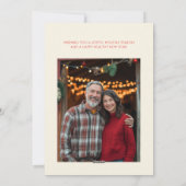 Cowboy Santa Claus Fun Westerne Rodeo Horse Foto Feestdagenkaart (Achterkant)