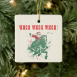 Cowboy Santa Claus Fun Westerne Rodeo Horse Foto Keramisch Ornament<br><div class="desc">Cowboy Santa Claus Fun Westerne Rodeo Horse Kerst Feestdagen Keramisch Ornament met aangepaste foto template op de achterkant.</div>
