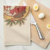 Cowboy Santa Claus Theedoek (Quarter Fold)