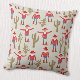 Cowboy Santa Claus Western Christmas Kussen