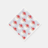 Cowboy Santa Claus Western Christmas Servet (Hoek)