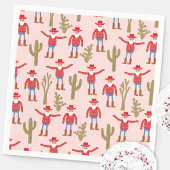 Cowboy Santa Claus Western Christmas Servet