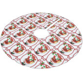 Cowboy Santa Kerstboom Rok (Gekanteld)