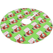 Cowboy Santa Makin' A List Kerstboom Rok (Gekanteld)