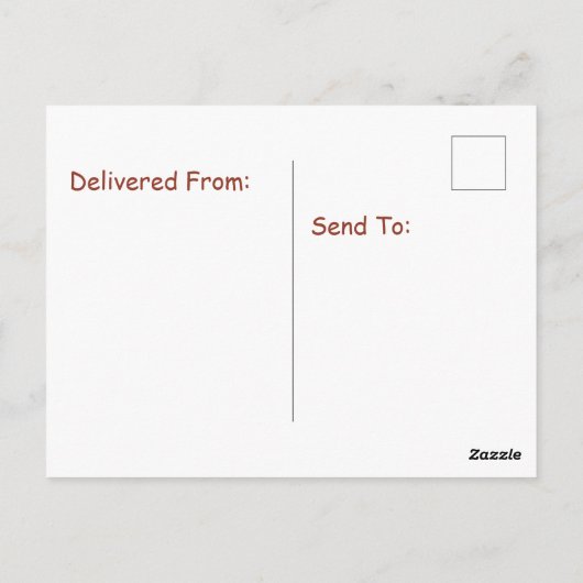  Cowboy Santa on Scooter Christmas Greeting Briefkaart (Achterkant)