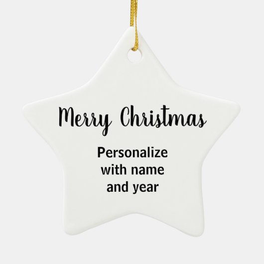 Cowboy Santa Ornament (Achterkant)