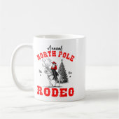 Cowboy Santa Riding Reindeer North Le Rodeo Christ Koffiemok (Links)