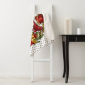 Cowboy Santa Sherpa Deken (In situ)