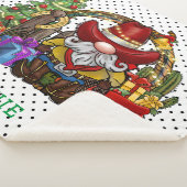 Cowboy Santa Sherpa Deken (3/4)