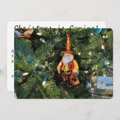 Cowboy Santa Uitnodiging (Voorkant / Achterkant)