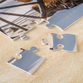 Cowboy Santa - Wagon met Hay Bales Legpuzzel (Zijkant)