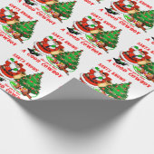 Cowboy Santa weet dat je een goede cowboy bent gew Cadeaupapier (Hoek)