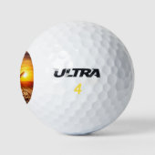 Cowboy schedel met lasso golfballen (Logo)