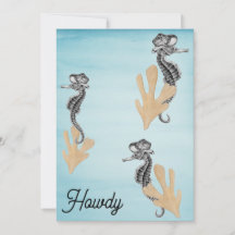 Cowboy Seahorse Pool Party