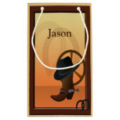 Cowboy SGB Klein Cadeauzakje (Achterkant)