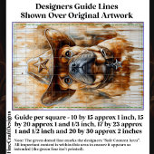 Cowboy Sheriff Bulldog in Pet DD4 Decoupage Tissuepapier