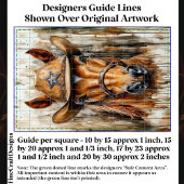 Cowboy Sheriff Chesnut Horse in Pet DD6 Decoupage Tissuepapier